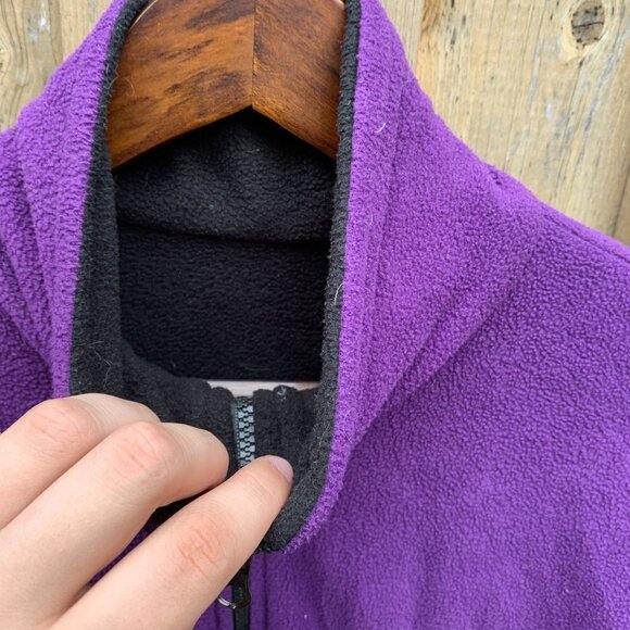 Vintage The North Face Reversible Sherpa Zip Up Jacket Medium - Picture 6 of 12